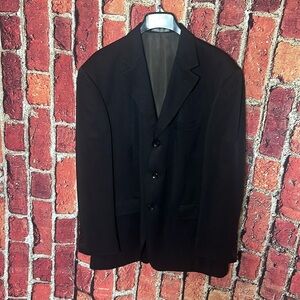 Oscar De La Renta vintage men’s tencel black blazers size 42S